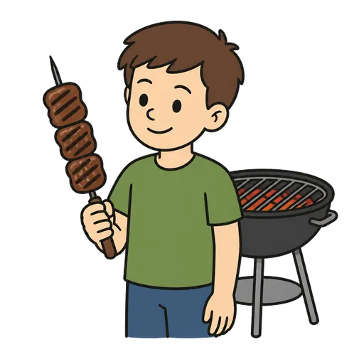 Piktogram AAC: grillowany