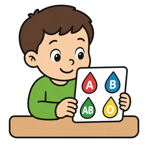 Piktogram AAC: grupa krwi