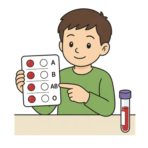 Pittogramma CAA: tipo di sangue