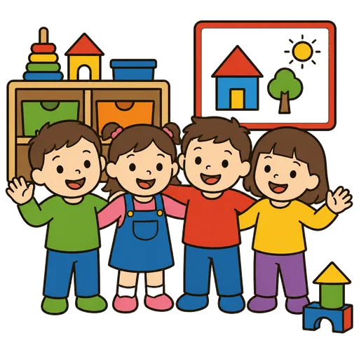 Pictograma CAA: grupo de preescolar