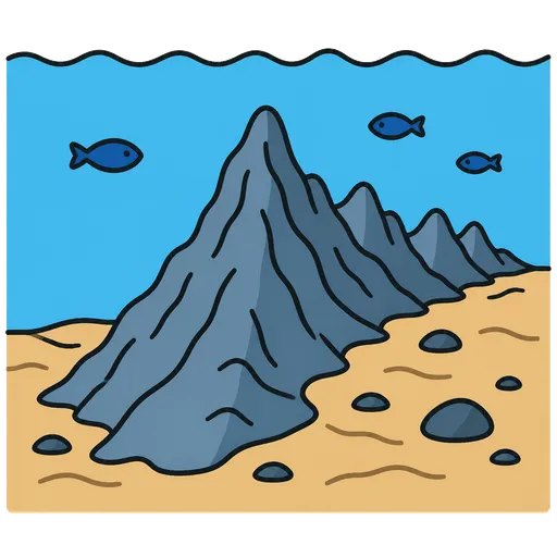 Piktogram AAK: hřeben oceánu