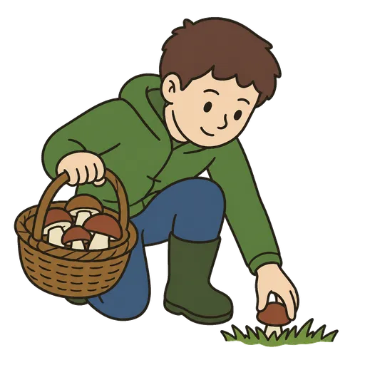 Pittogramma CAA: Raccolta di funghi