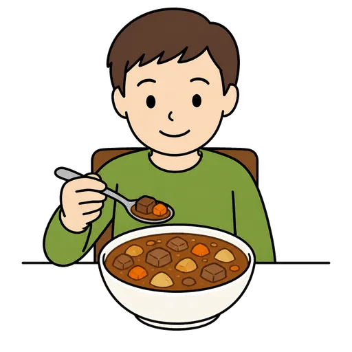 Piktogram AAC: gulasz