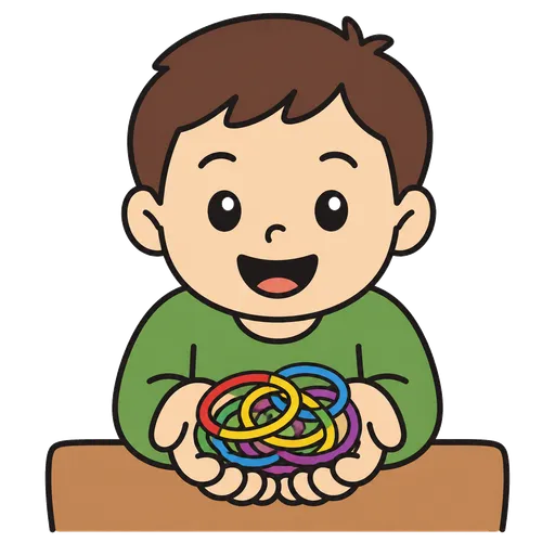 Piktogram AAC: gumowe pasy
