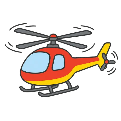 Piktogram AAK: helikoptéra