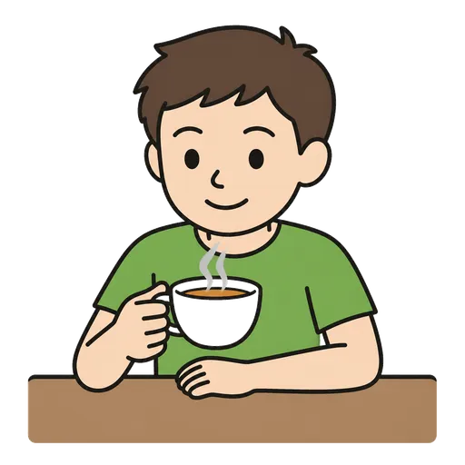 Piktogram AAC: herbata
