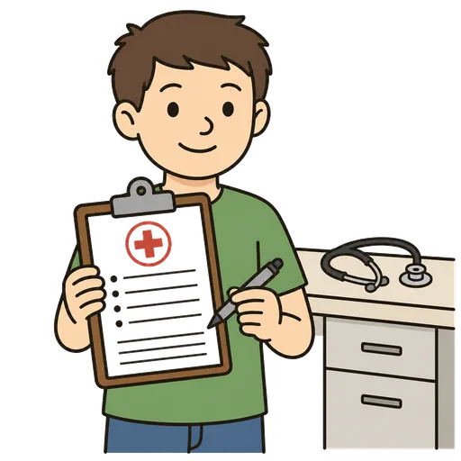 Piktogram AAC: historia choroby