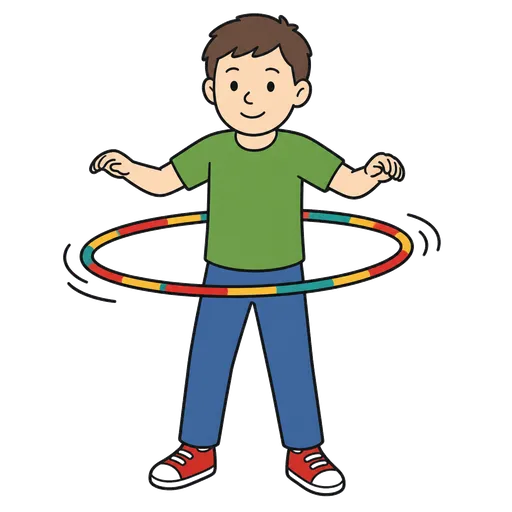 Piktogram AAC: hula-hop