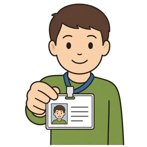 Pictograma CAA: credencial con foto