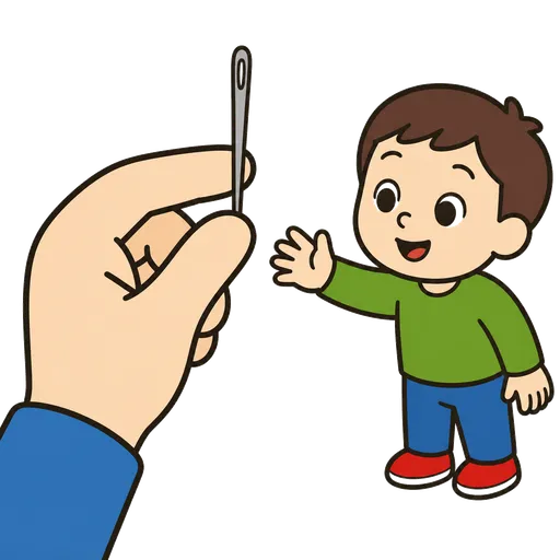 Piktogram AAC: igła