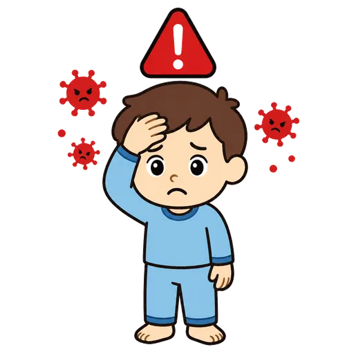 Piktogram AAC: infekcja