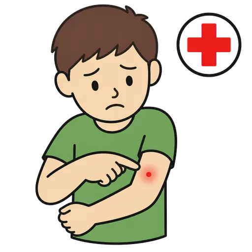 Piktogram AAC: infekcja