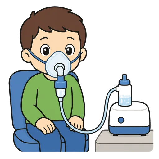 Piktogram AAC: inhalacja