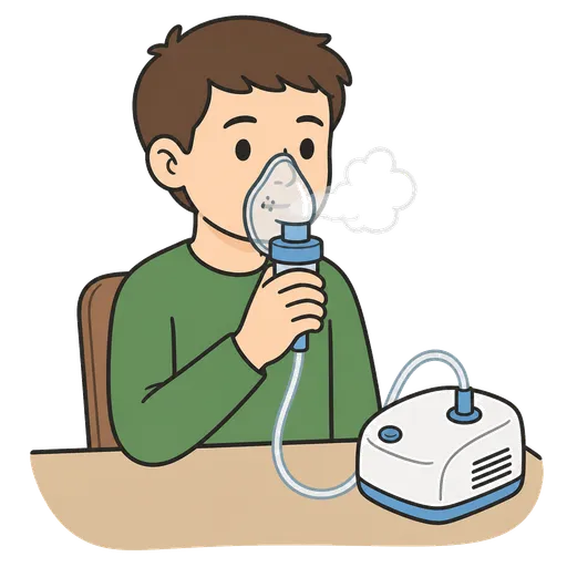 Piktogram AAC: inhalacja