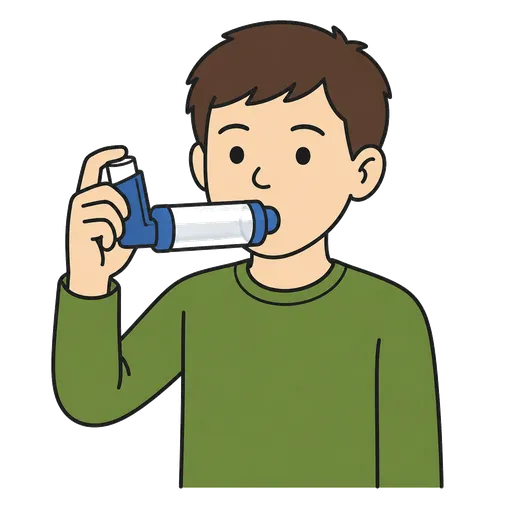 Piktogram AAC: inhalator