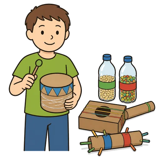 AAC pictogram: homemade instrument