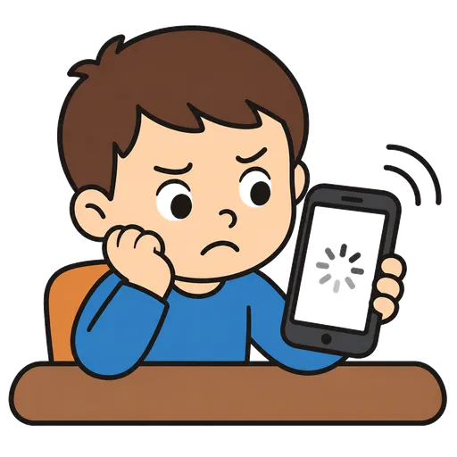 Pictograma CAA: el internet va lento