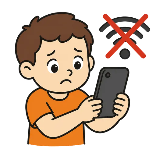 Piktogram AAC: internet nie działa