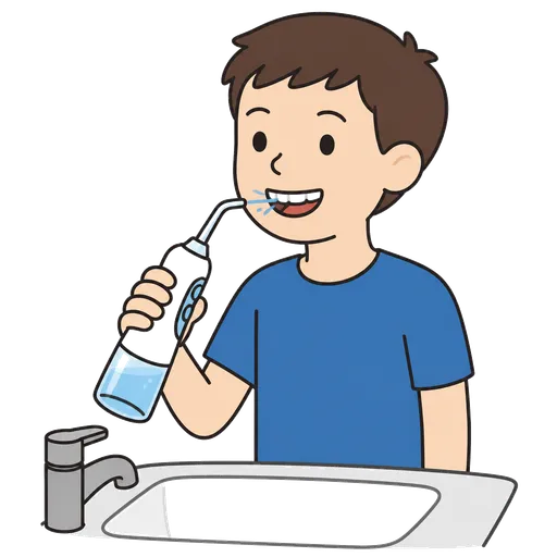 Pittogramma CAA: flosser per acqua