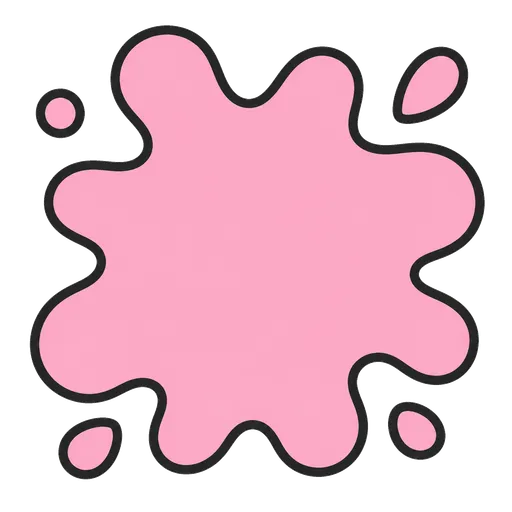 Piktogram AAC: jasnoróżowy
