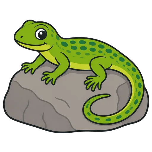 Piktogram AAC: jaszczurka