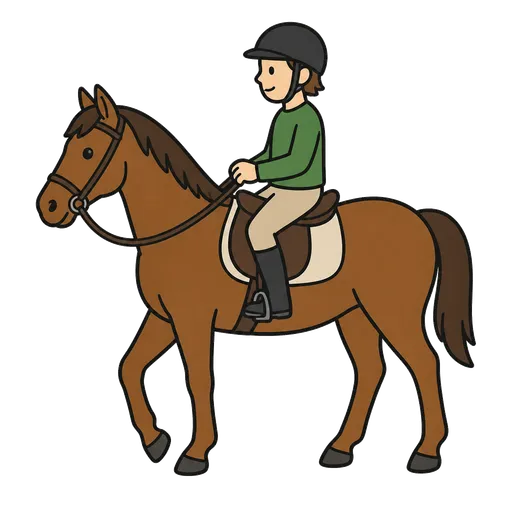Pittogramma CAA: equitazione