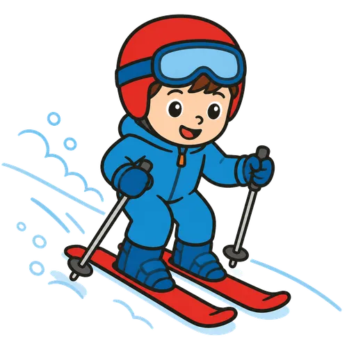AAC-Piktogramm: Skifahren