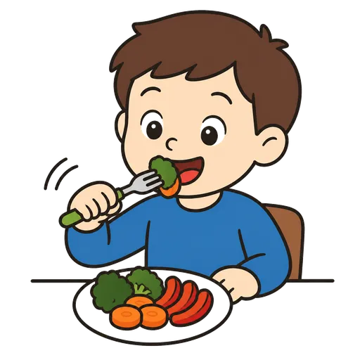 Pittogramma CAA: mangia verdure