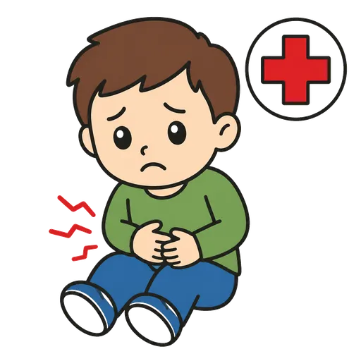 AAC pictogram: Stomach flu