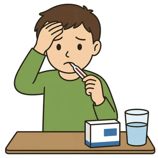 Piktogram AAC: jestem chora