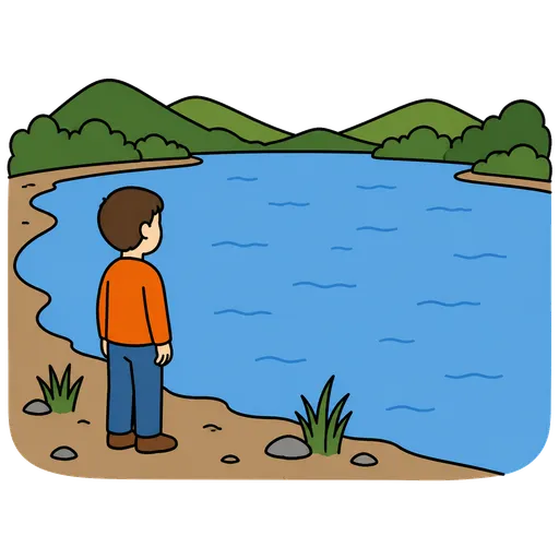 Piktogram AAC: jezioro