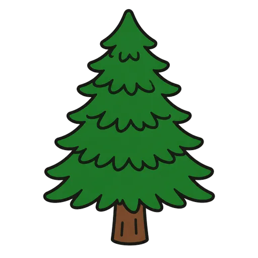 Piktogram AAC: jodła