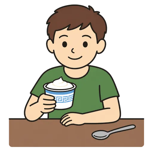 Pittogramma CAA: yogurt greco