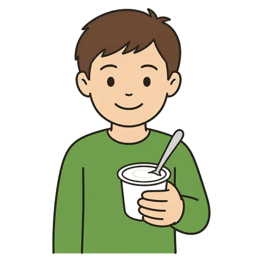 Piktogram AAC: jogurt naturalny