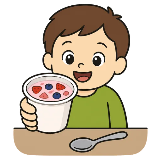 Pittogramma CAA: yogurt alla frutta