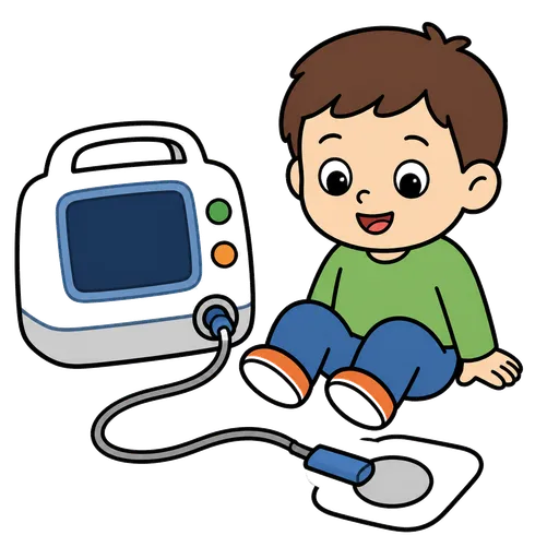 Piktogram AAC: kabel od elektrod