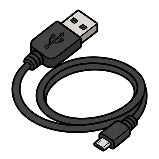 Піктограма АДК: кабель USB