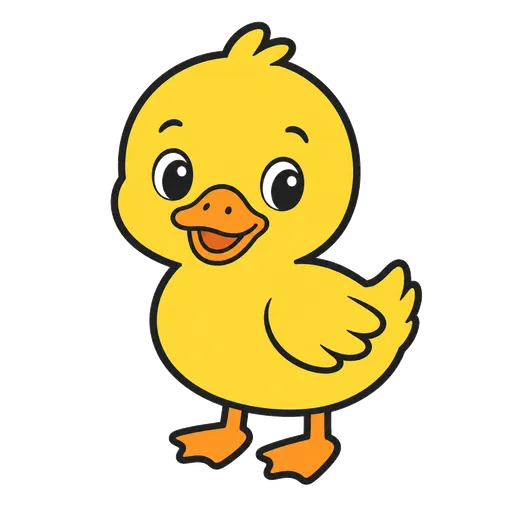 Piktogram AAK: káčátko