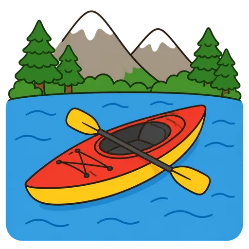 Piktogram AAC: kajak