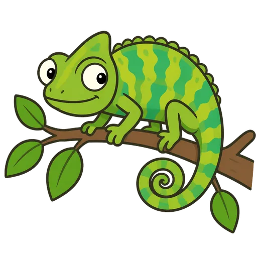 Piktogram AAC: kameleon