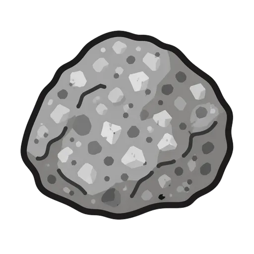 Piktogram AAC: kamień mineralny