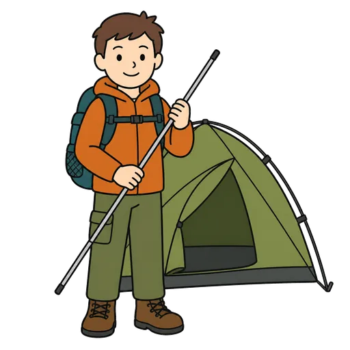 AAC-Piktogramm: Campingplatzarbeiter