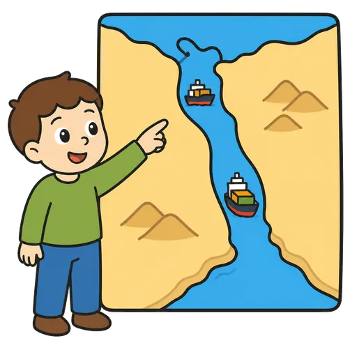 Pittogramma CAA: Canale di Suez