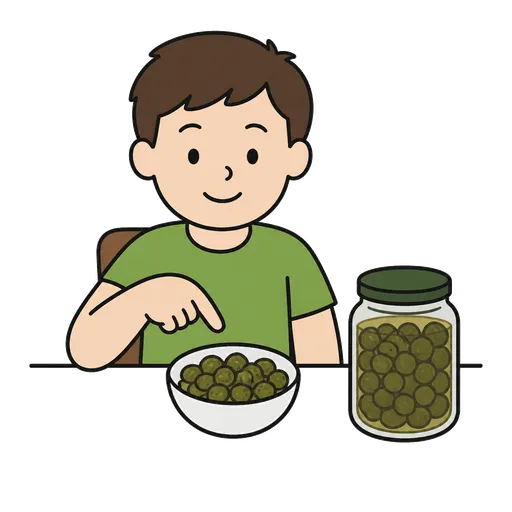 Piktogram AAC: kapary