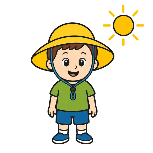 AAC-Piktogramm: Sonnenhut