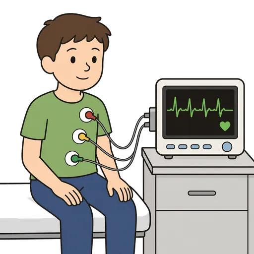 Piktogram AAK: kardiomonitor