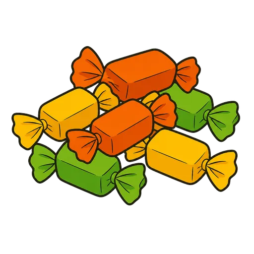 Piktogram AAK: karamelky
