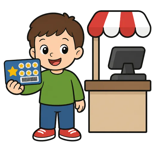 Pictograma CAA: tarjeta de fidelidad