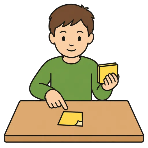 AAC-Piktogramm: Haftnotiz