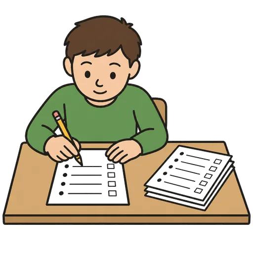 AAC-Piktogramm: Quiz-Test